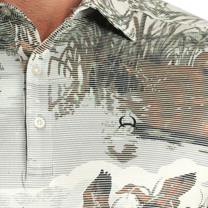 Cinch Men's Duck Print Arena Flex Polo