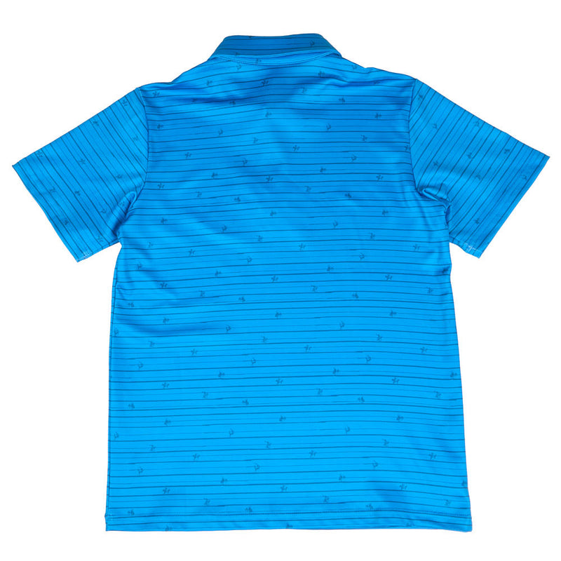 Cinch Boy's Blue Bronco Polo