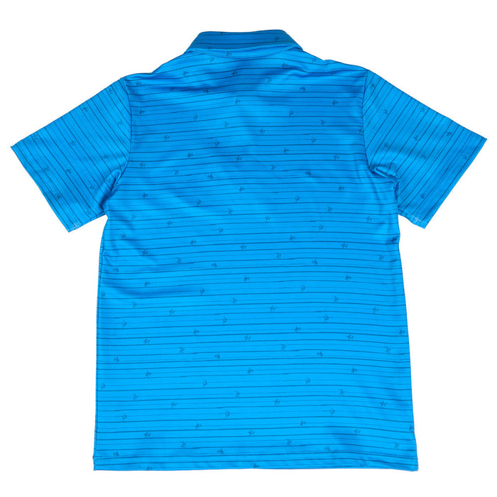 Cinch Boy's Blue Bronco Polo