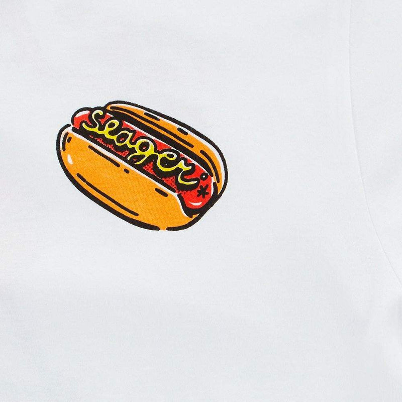 Seager Inc Mens Backyard White Tee
