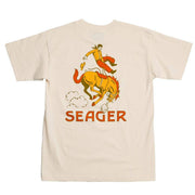 Seager Inc Men's Rodeo White Tee