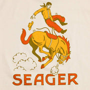 Seager Inc Men's Rodeo White Tee