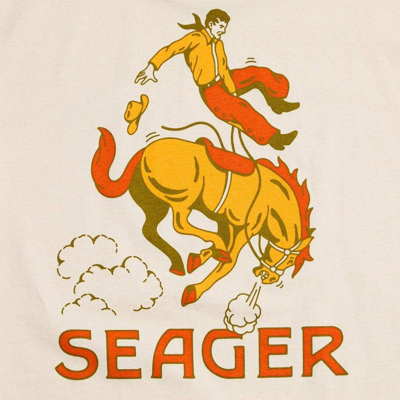 Seager Inc Men's Rodeo White Tee