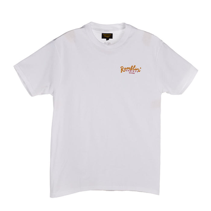 Seager Inc Men's Ramblin Variety Show White Tee
