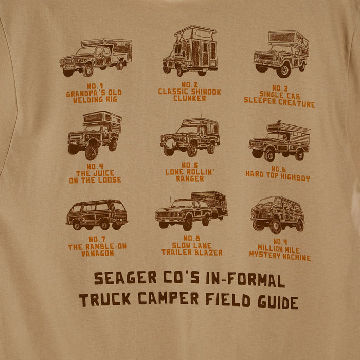 Seager Inc Men's Cream Informal Truck Guide T-Shirt