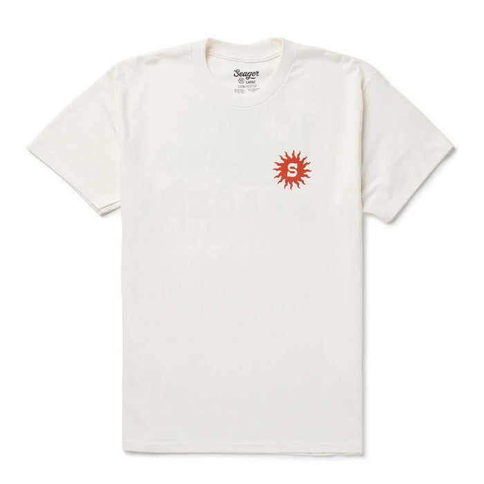 Seager Inc Men's Vintage White Baja Tee Shirt