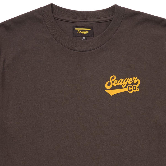 Seager Inc Men's Backyard Brown Tee Shirt