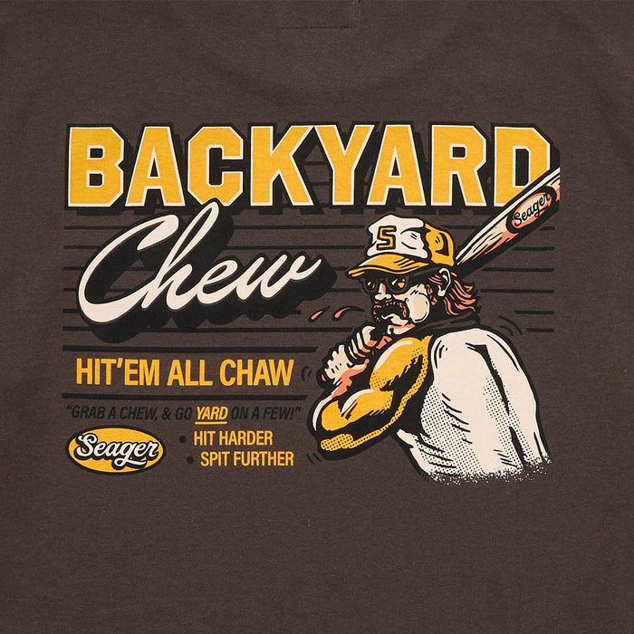 Seager Inc Men's Backyard Brown Tee Shirt
