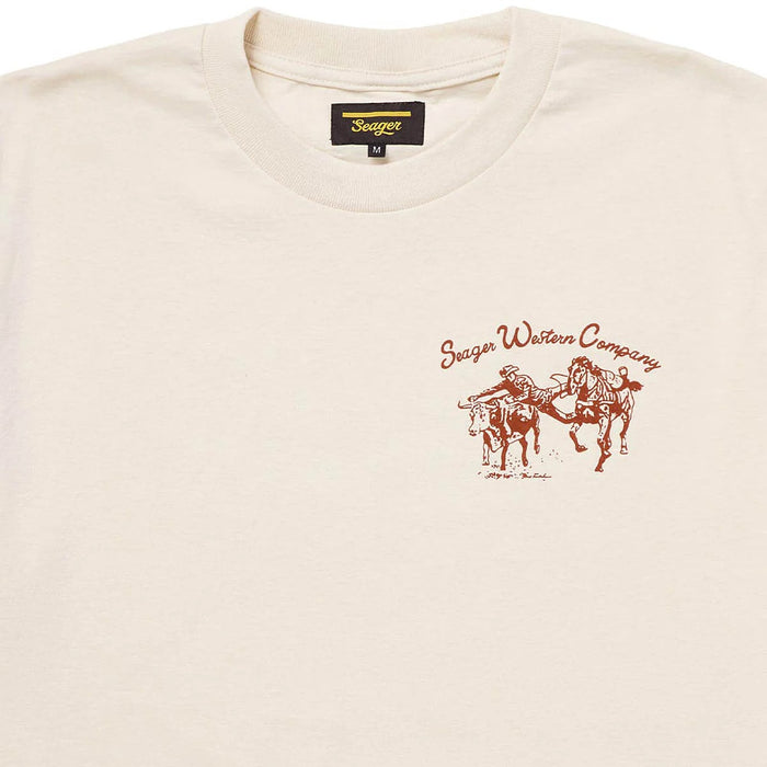 Seager Inc Men's Los Rios White Tee Shirt