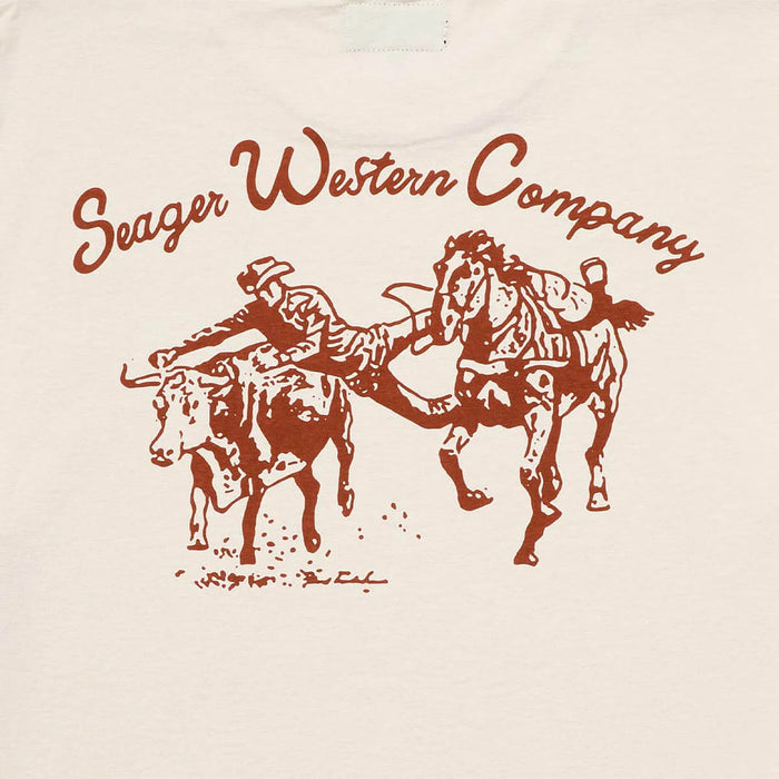 Seager Inc Men's Los Rios White Tee Shirt