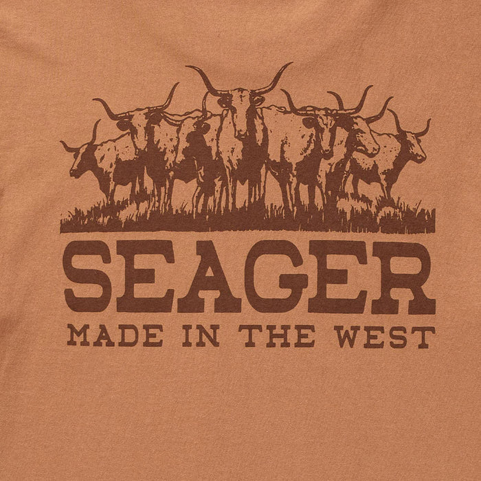 Seager Inc Men's Brown Sugar Herd Tee Shirt