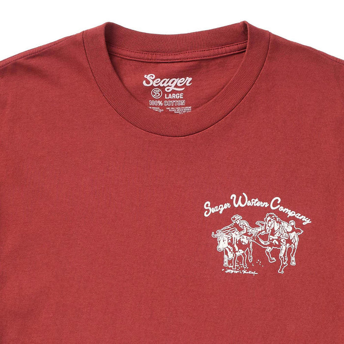 Seager Inc Men's Roasted Red Los Rios Tee Shirt