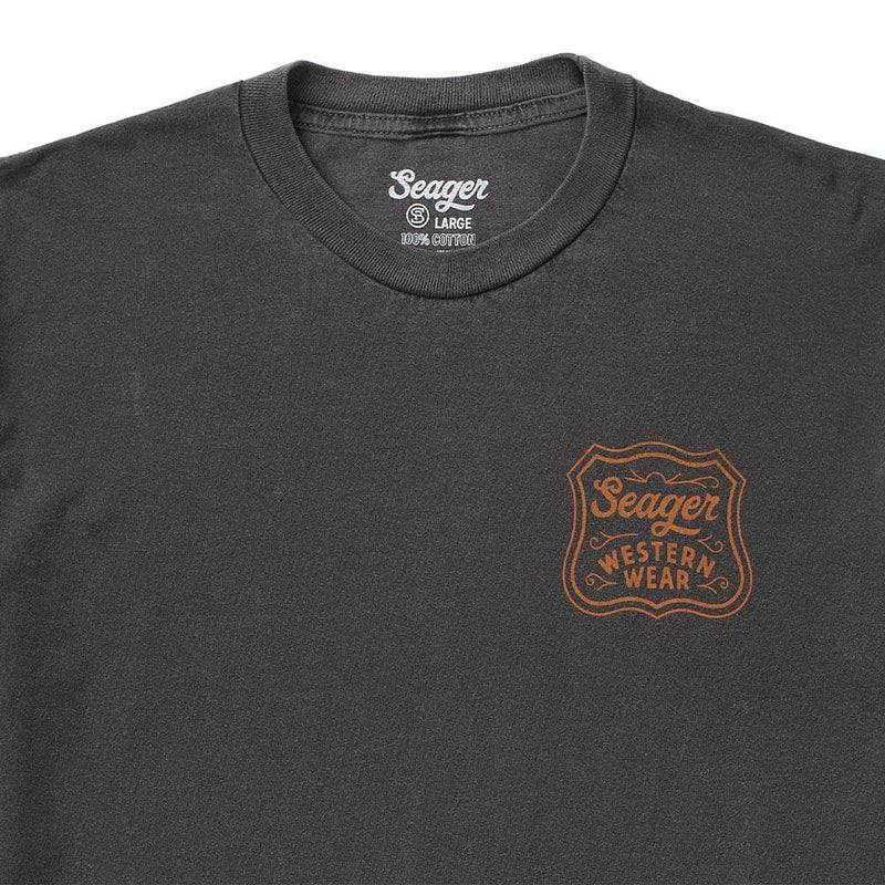 Seager Inc Men's Black Badge Tee Shirt