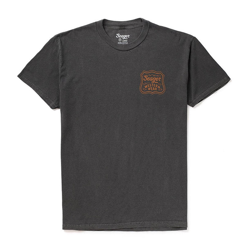 Seager Inc Men's Black Badge Tee Shirt
