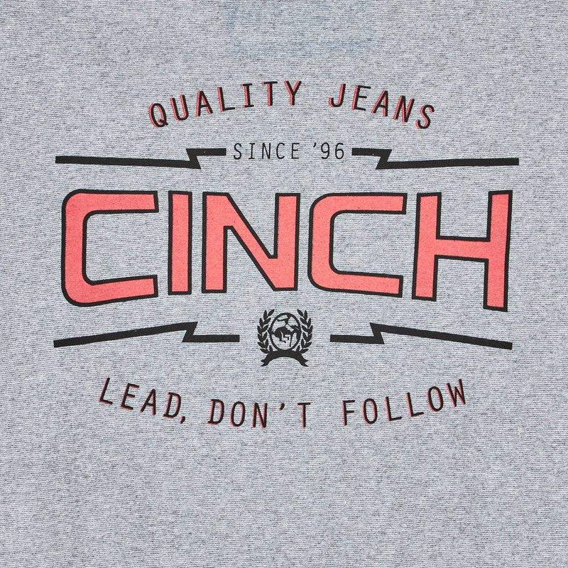 Cinch Men's Heathered Gray Graphic T-Shirt