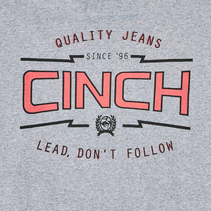 Cinch Men's Heathered Gray Graphic T-Shirt