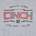 Cinch Men's Heathered Gray Graphic T-Shirt
