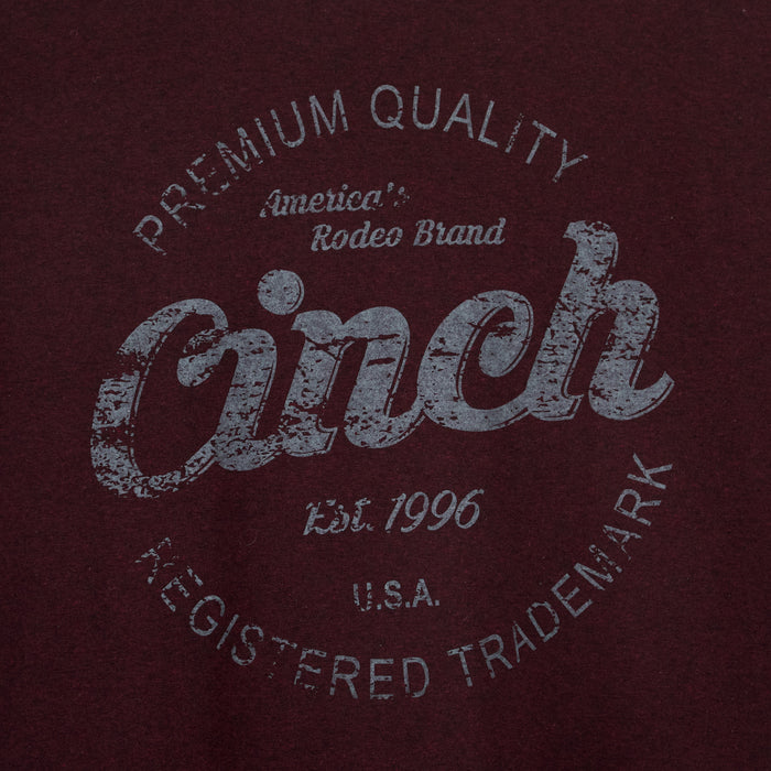 Cinch Men's Burgundy Graphic T-Shirt