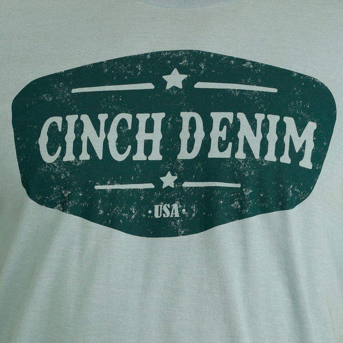Cinch Men's Mint Graphic Tee