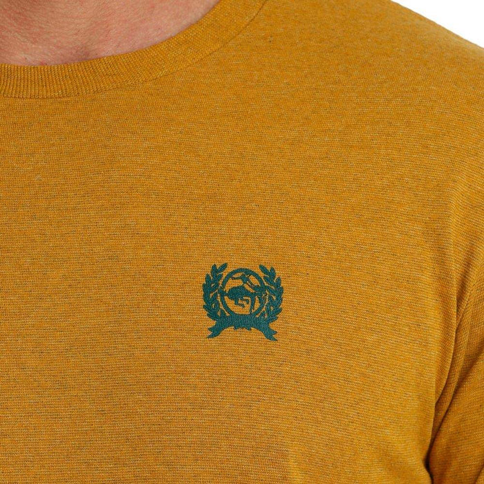 Cinch Men's Mustard Graphic Tee