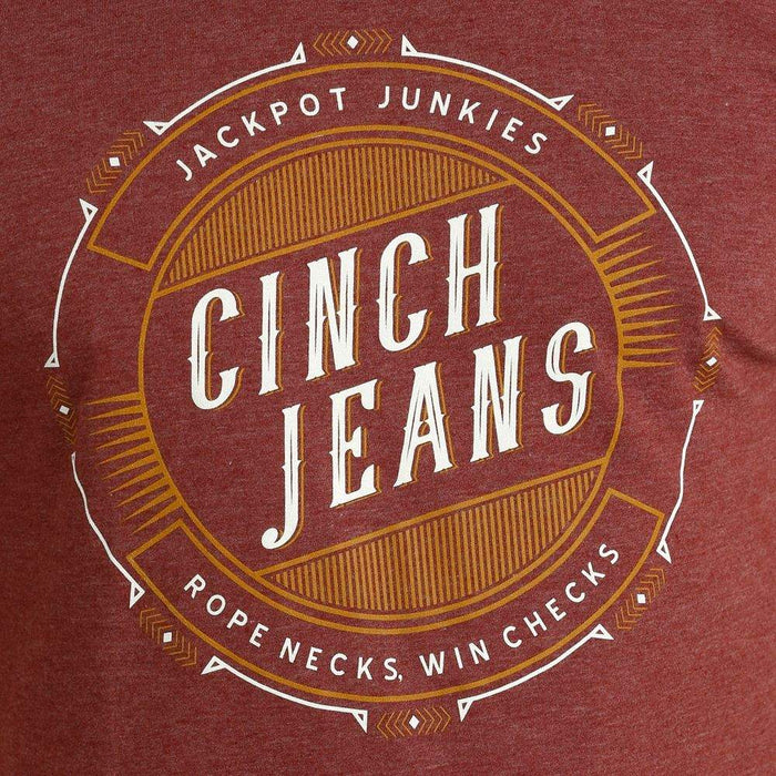 Cinch Men's Red Graphic Tee