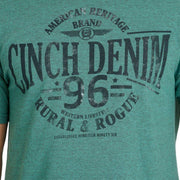 Cinch Men's Green T-Shirt