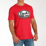 Cinch Men's Red Trucker Logo T-Shirt