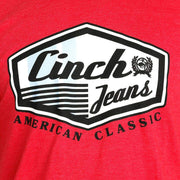 Cinch Men's Red Trucker Logo T-Shirt