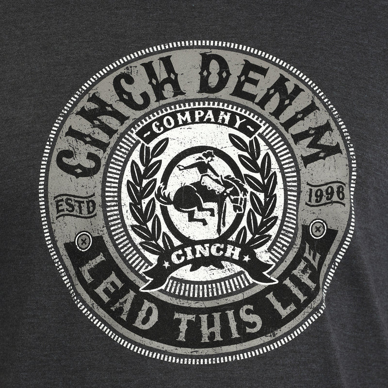 Cinch Men's Navy Crew Neck Tee