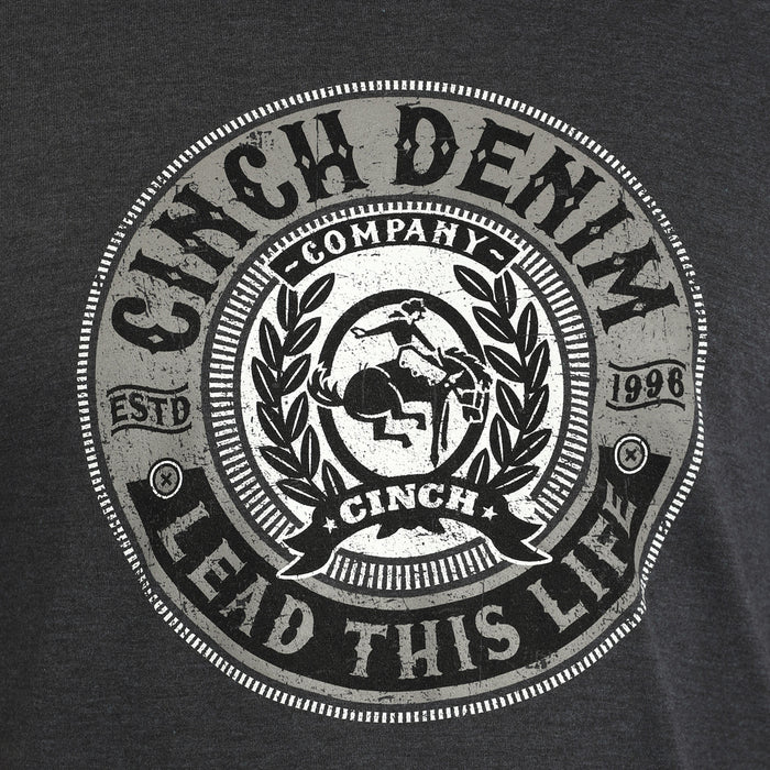 Cinch Men's Navy Crew Neck Tee
