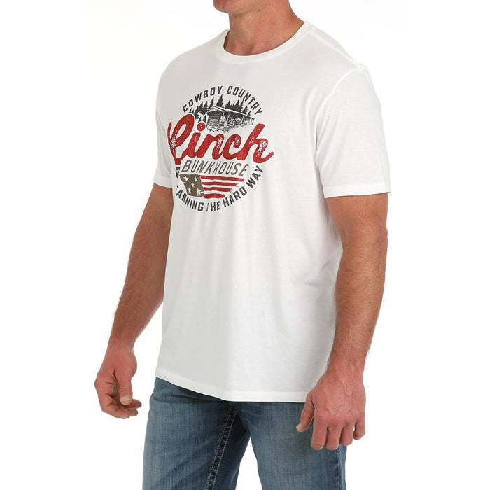 Cinch Men's Cowboy Country White T-shirt