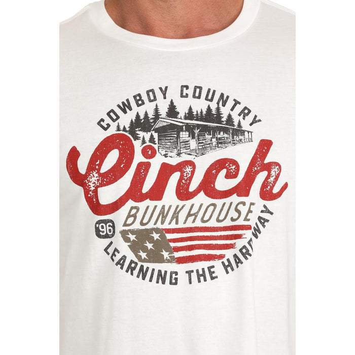 Cinch Men's Cowboy Country White T-shirt
