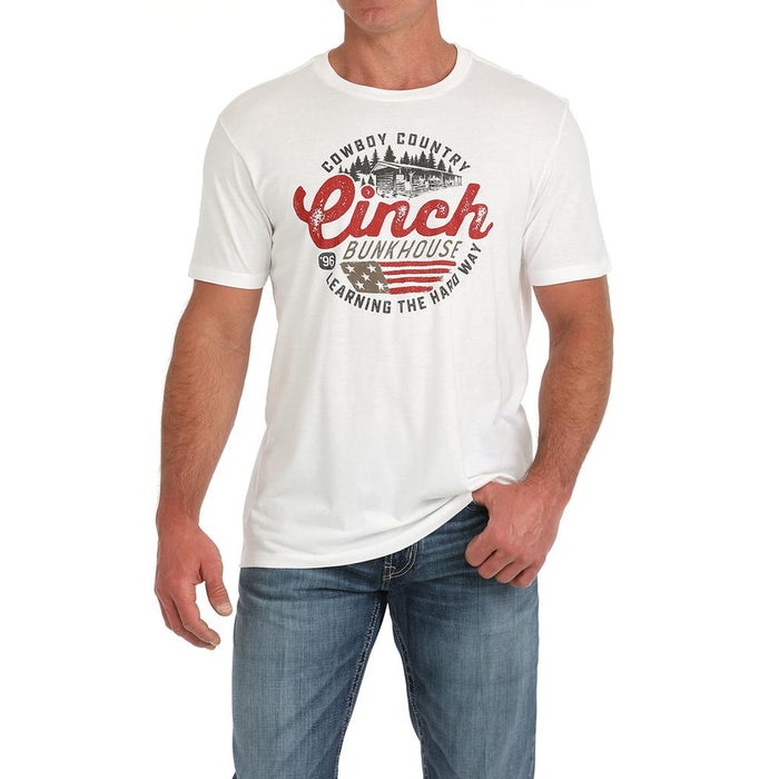 Cinch Men's Cowboy Country White T-shirt