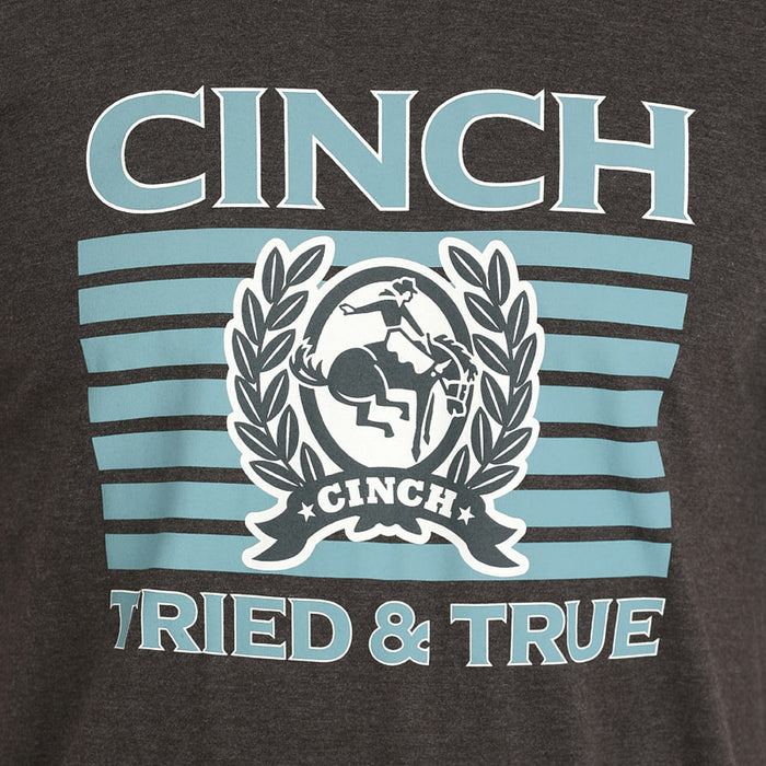 Cinch Mens Tried and True Charcoal Tee