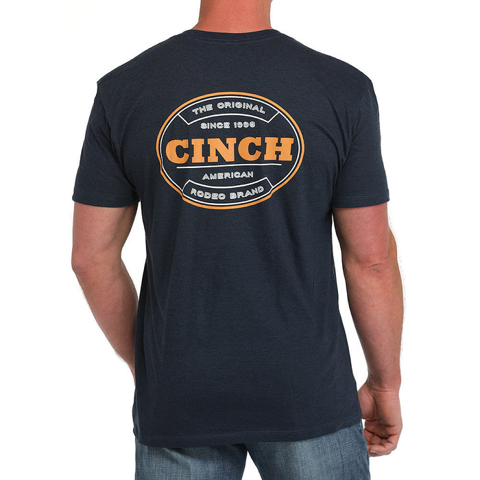 Cinch Mens Navy Rodeo Short Sleeve T-Shirt