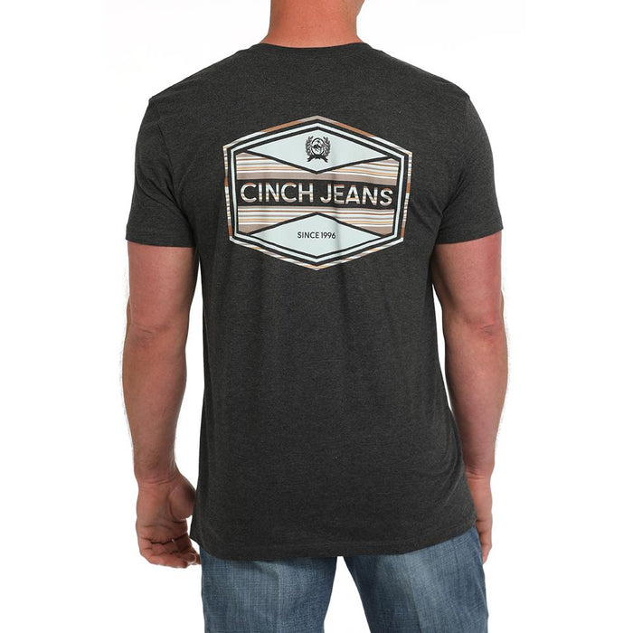 Cinch Men's Logo Black Tee Shirt