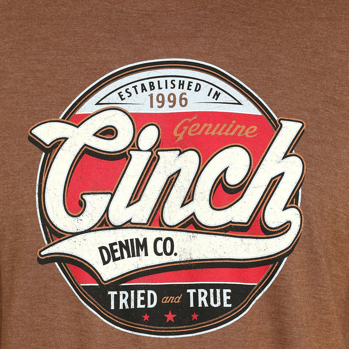 Cinch Men's Brown Tried and True Tee Shirt