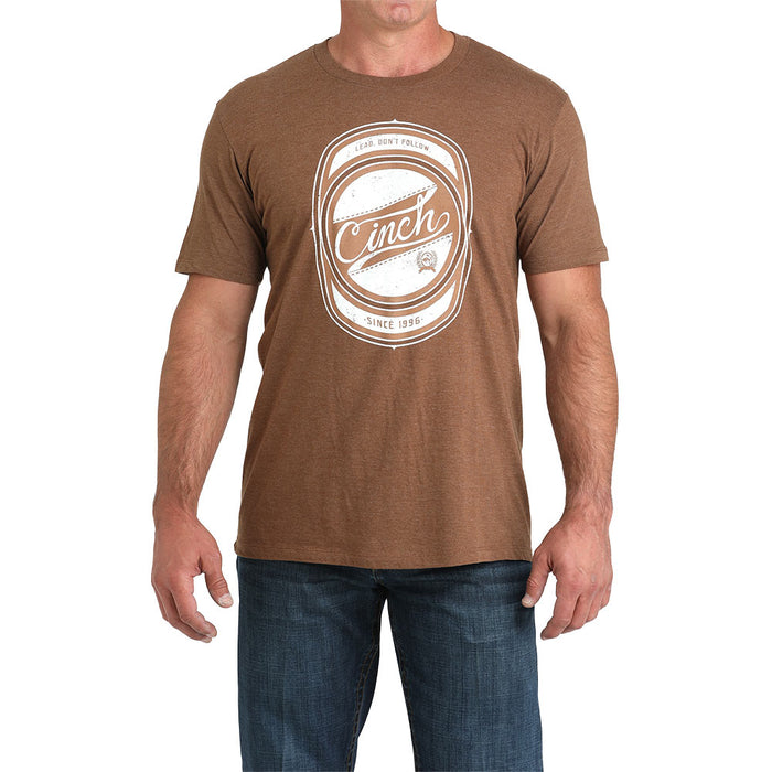 Cinch Men's Brown Lead Don't Follow Tee Shirt