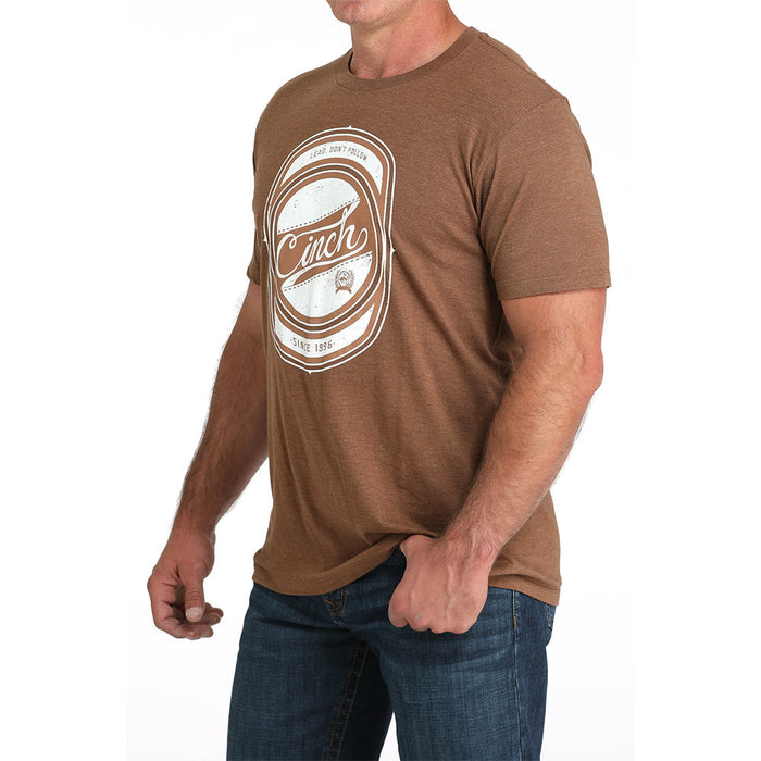 Cinch Men's Brown Lead Don't Follow Tee Shirt