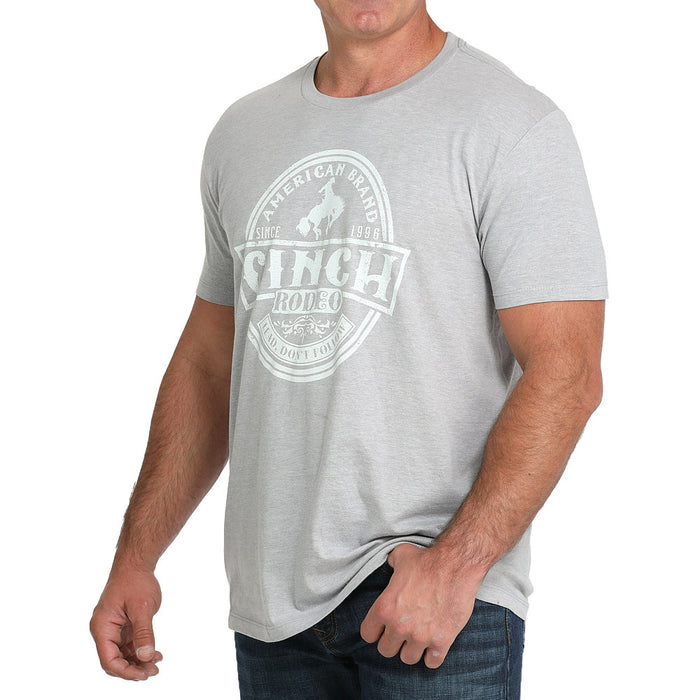Cinch Men's American Brand Grey Tee Shirt