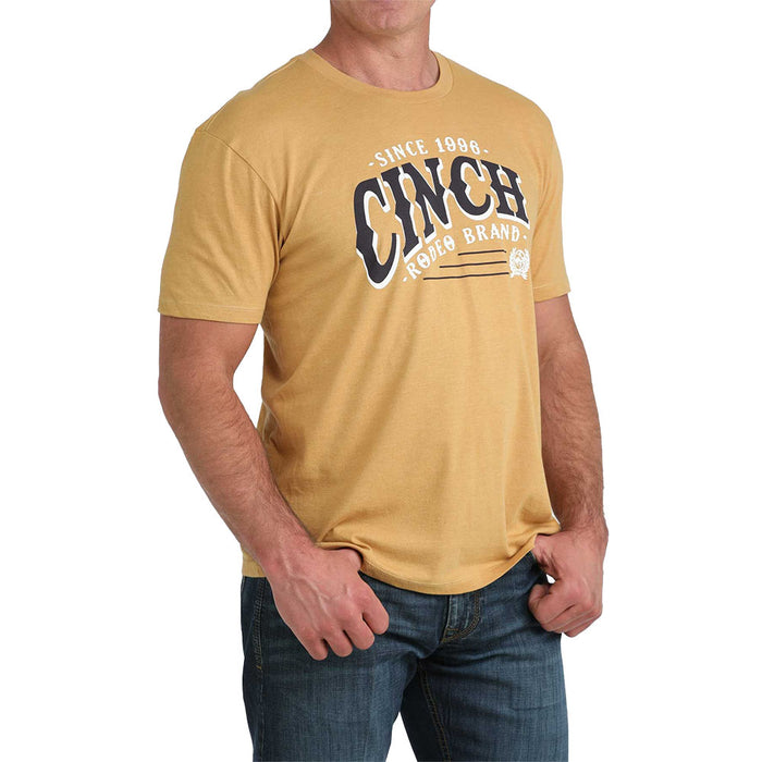 Cinch Men's Gold Rodeo Brand Tee Shirt