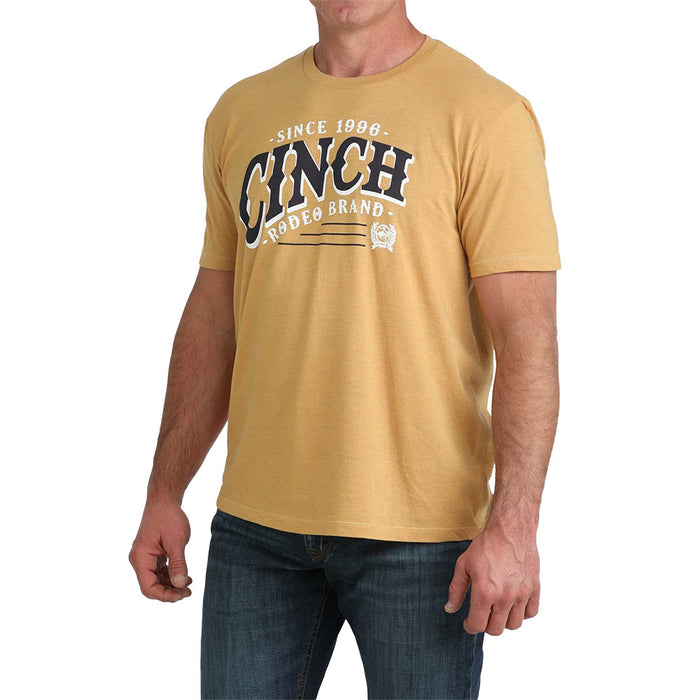 Cinch Men's Gold Rodeo Brand Tee Shirt