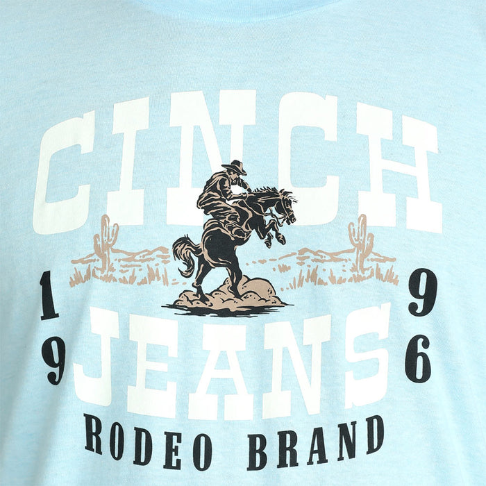Cinch Men's Blue 1996 Rodeo Logo Tee Shirt