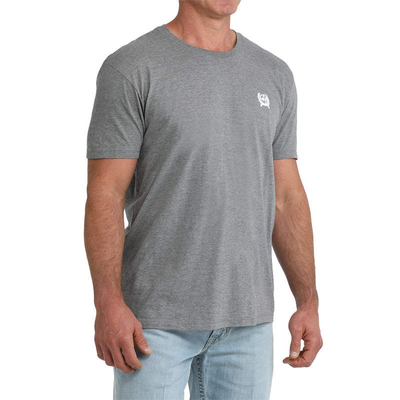 Cinch Men's Grey Horseshoe Cowboy Country Tee Shirt