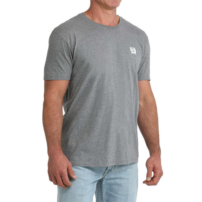 Cinch Men's Grey Horseshoe Cowboy Country Tee Shirt