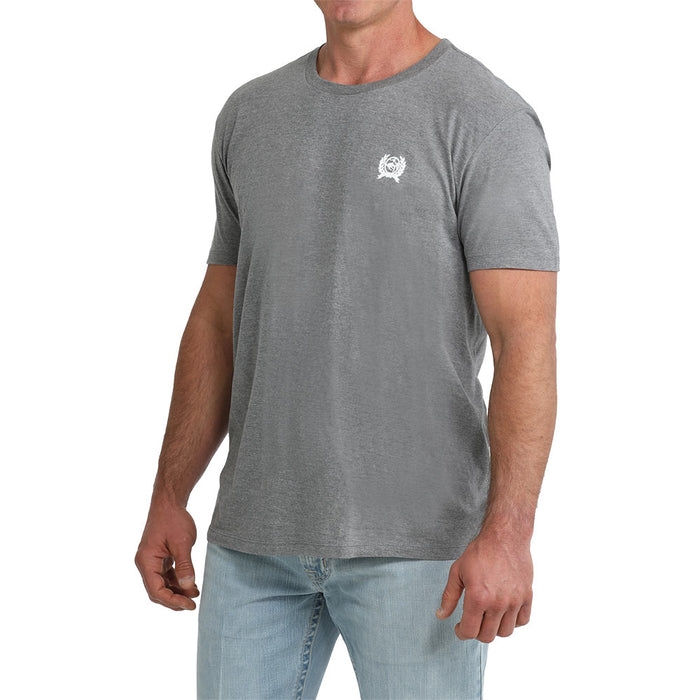 Cinch Men's Grey Horseshoe Cowboy Country Tee Shirt