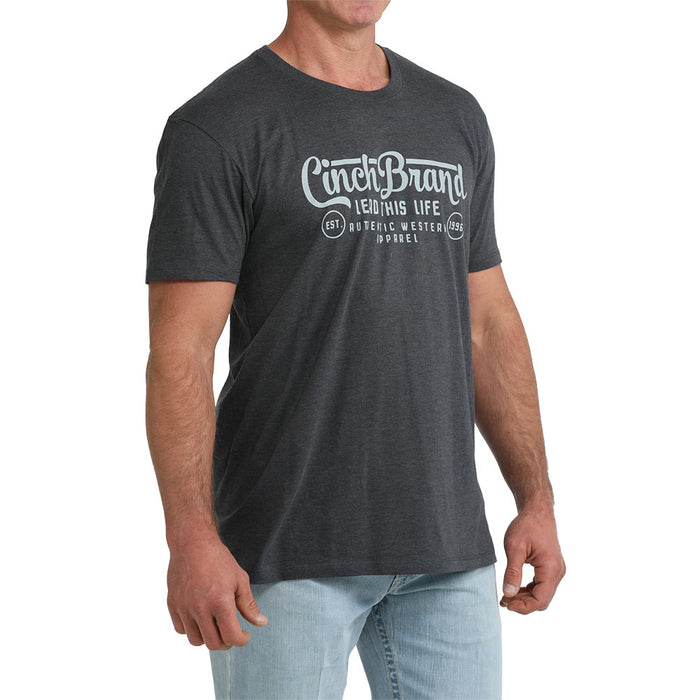 Cinch Men's Navy Lead This Life Tee Shirt