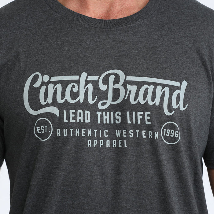 Cinch Men's Navy Lead This Life Tee Shirt