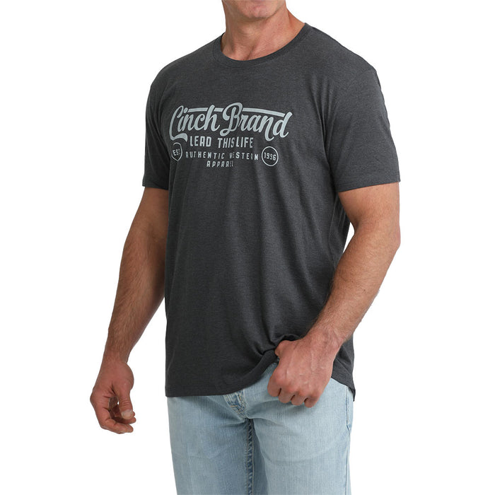 Cinch Men's Navy Lead This Life Tee Shirt