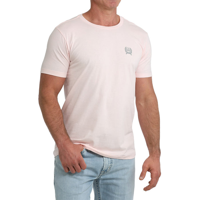 Cinch Men's Pink Lead This Life Tee Shirt